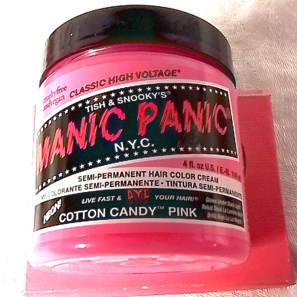 Manic Panic "Dye For Peace" Cotton Candy Pink Semi Permanent Hair Cream - Picture 2 of 4